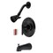 Kingston Brass KB6630CKL Single-Handle Tub and Shower Faucet, Matte Black KB6630CKL - alternate 1